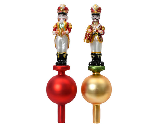 Szpic szklany dziadek do orzechów