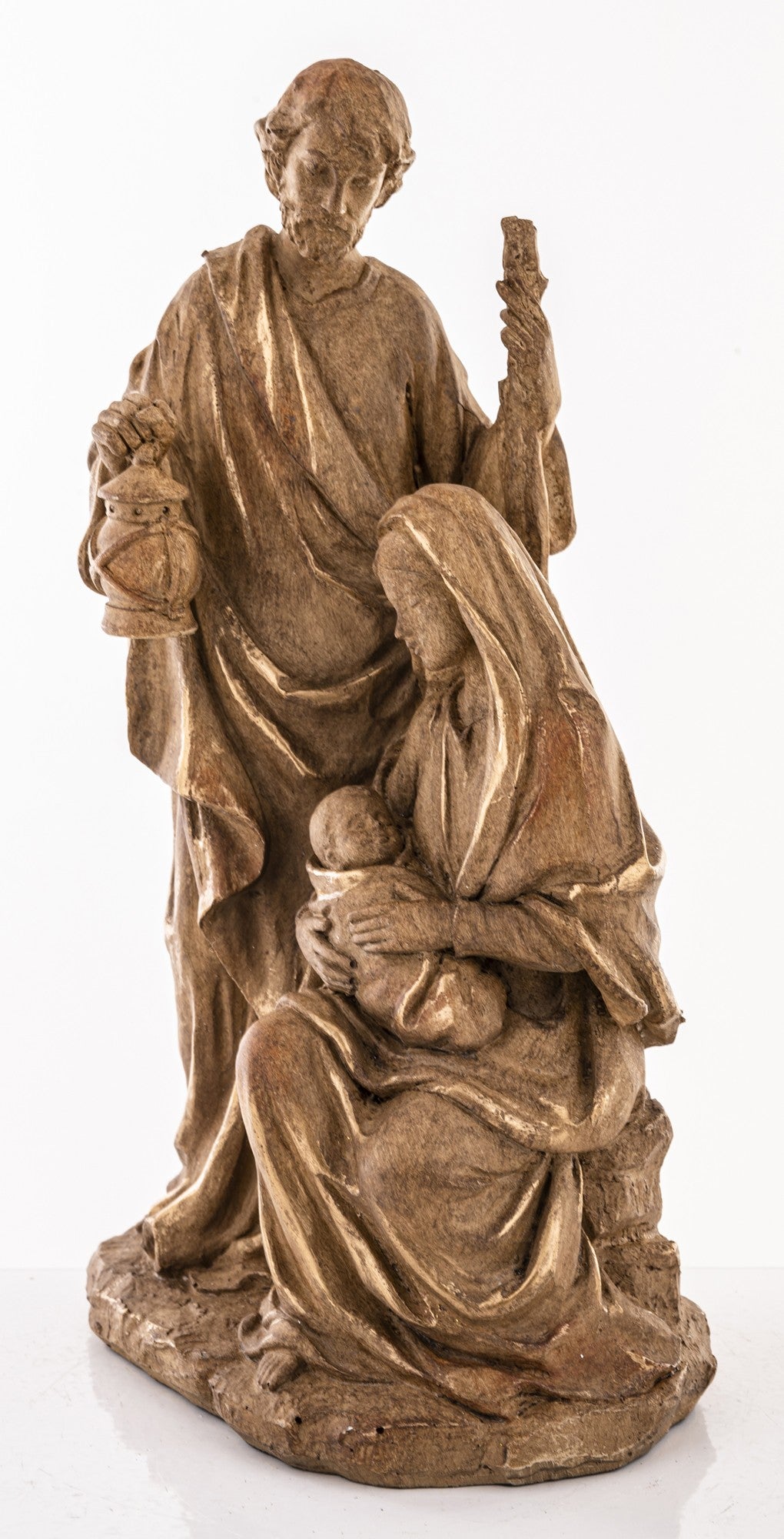 Szopka Bożonarodzeniowa "drewniana" – brązowa, 29 cm