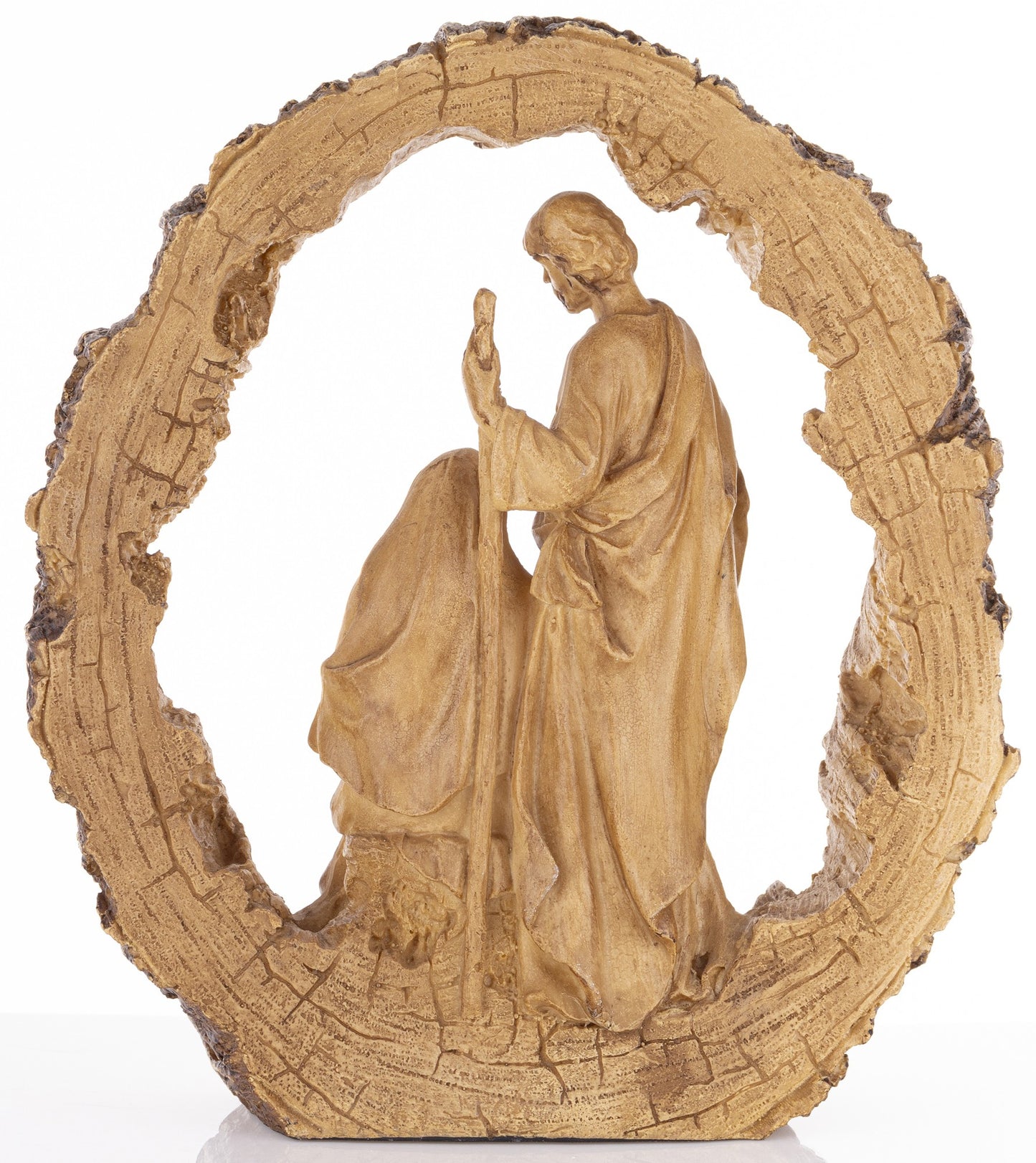 Szopka Bożonarodzeniowa w ramie – brązowa, 37 cm