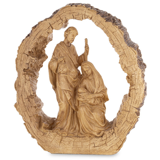 Szopka Bożonarodzeniowa w ramie – brązowa, 37 cm