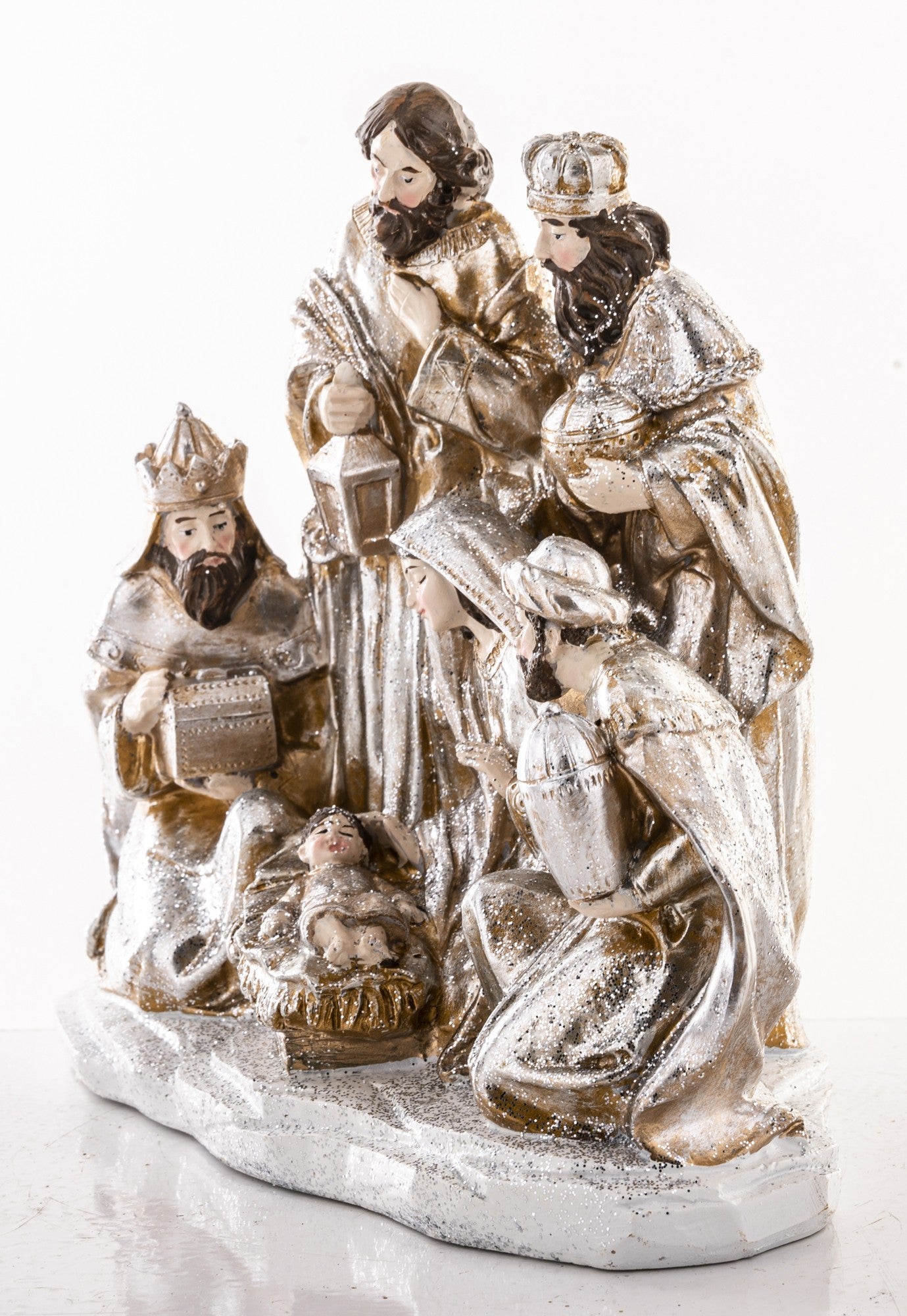Szopka Bożonarodzeniowa z Trzema Królami – 19 cm