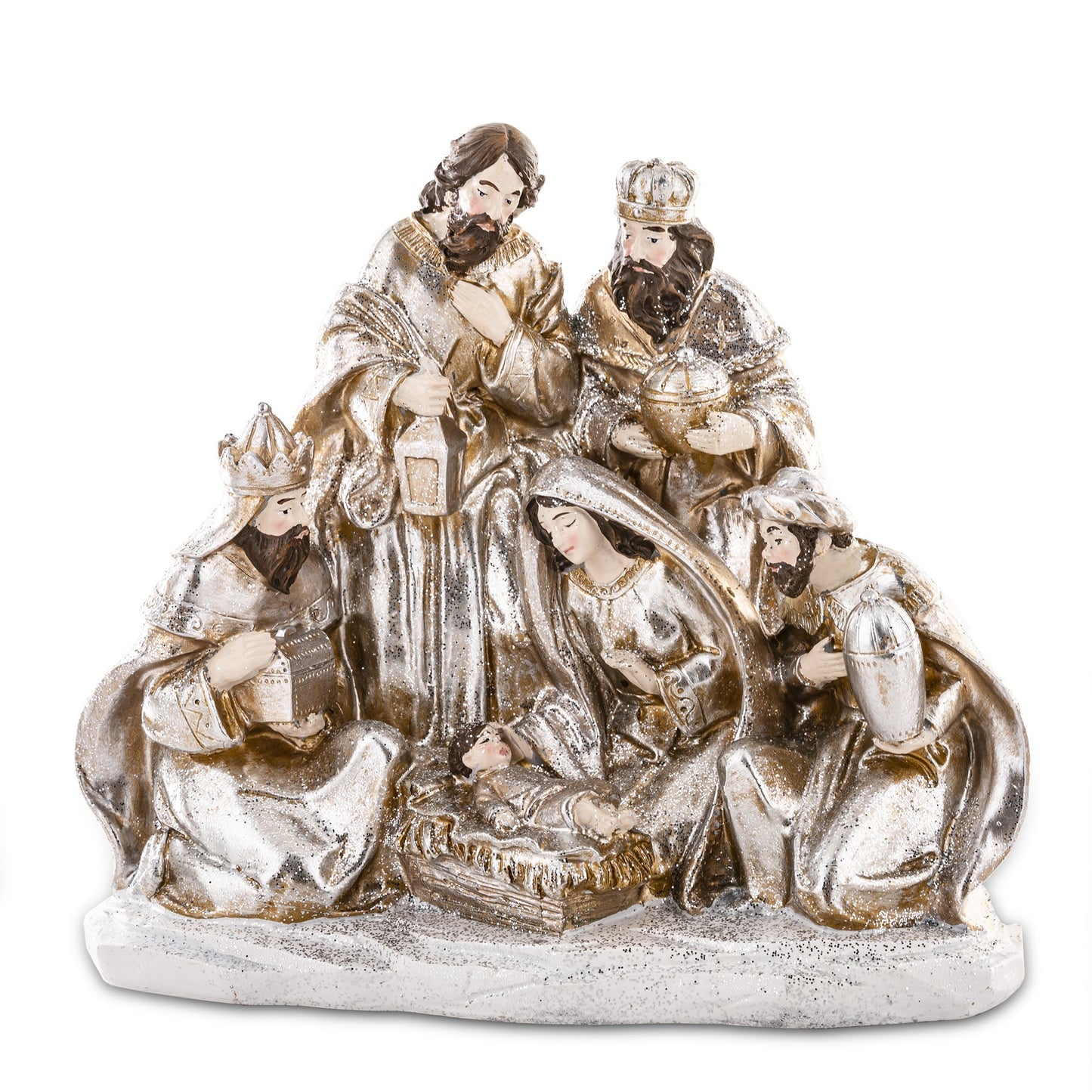 Szopka Bożonarodzeniowa z Trzema Królami – 19 cm