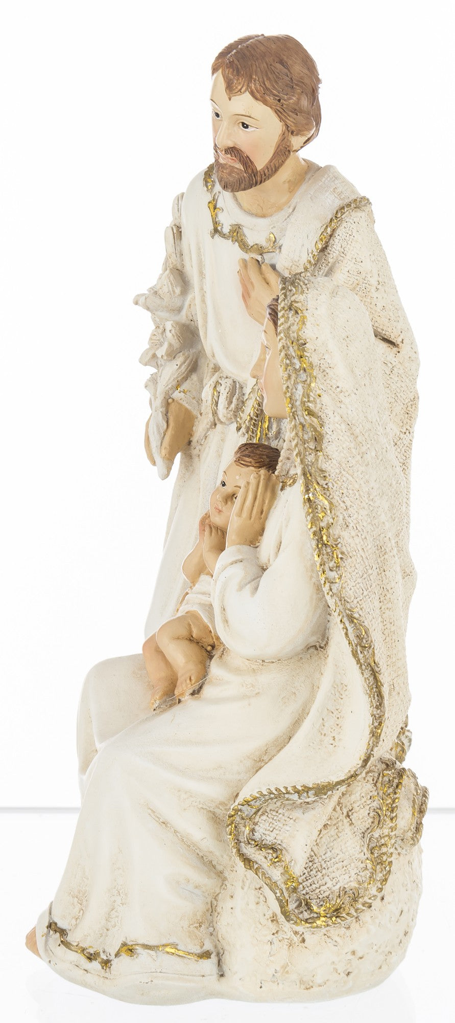 Szopka Bożonarodzeniowa Biała – 19 cm