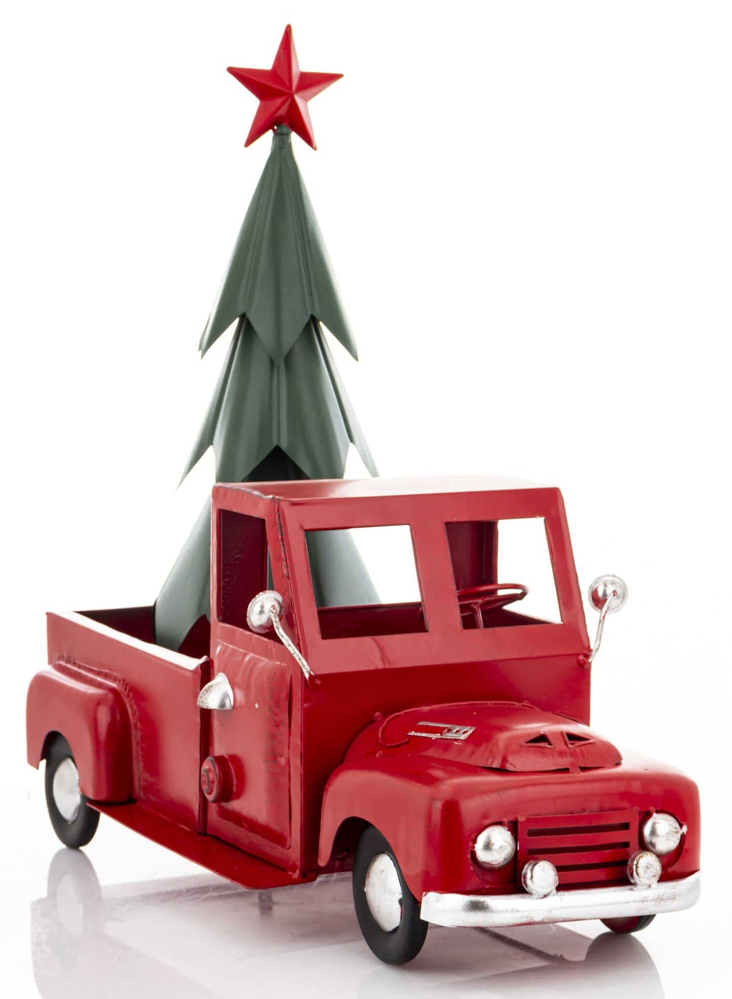Figurka Auto metalowe- czerwona 43cm