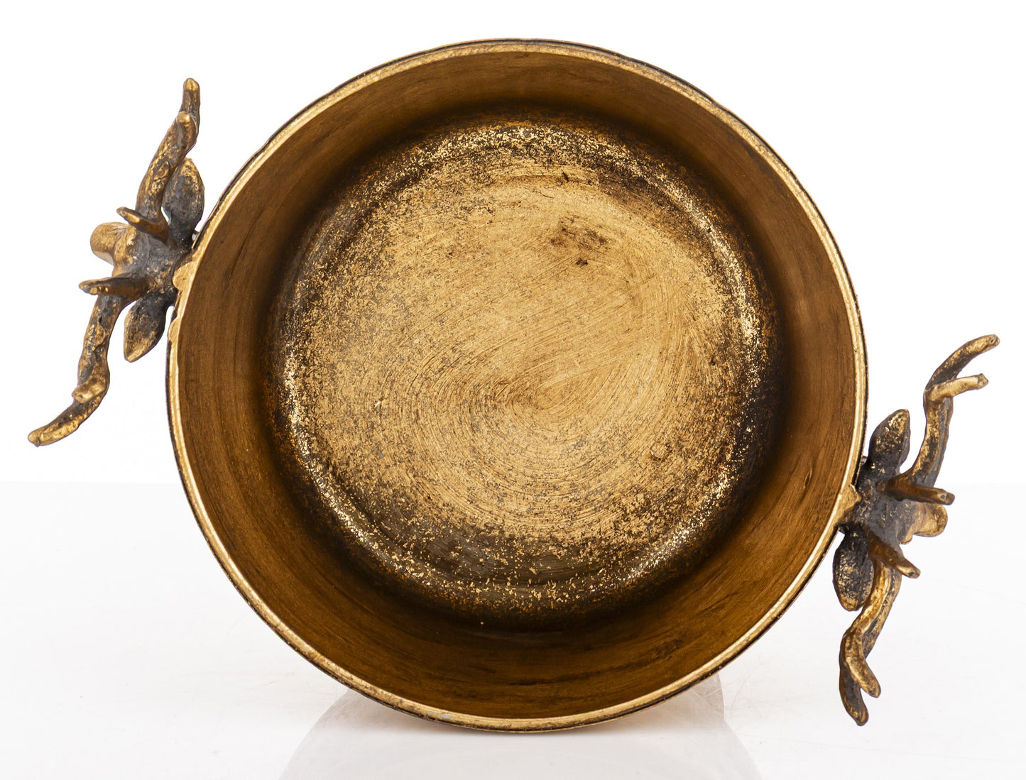 Osłonka Złota z Uchwytami w Kształcie Jelenia 22,5 cm
