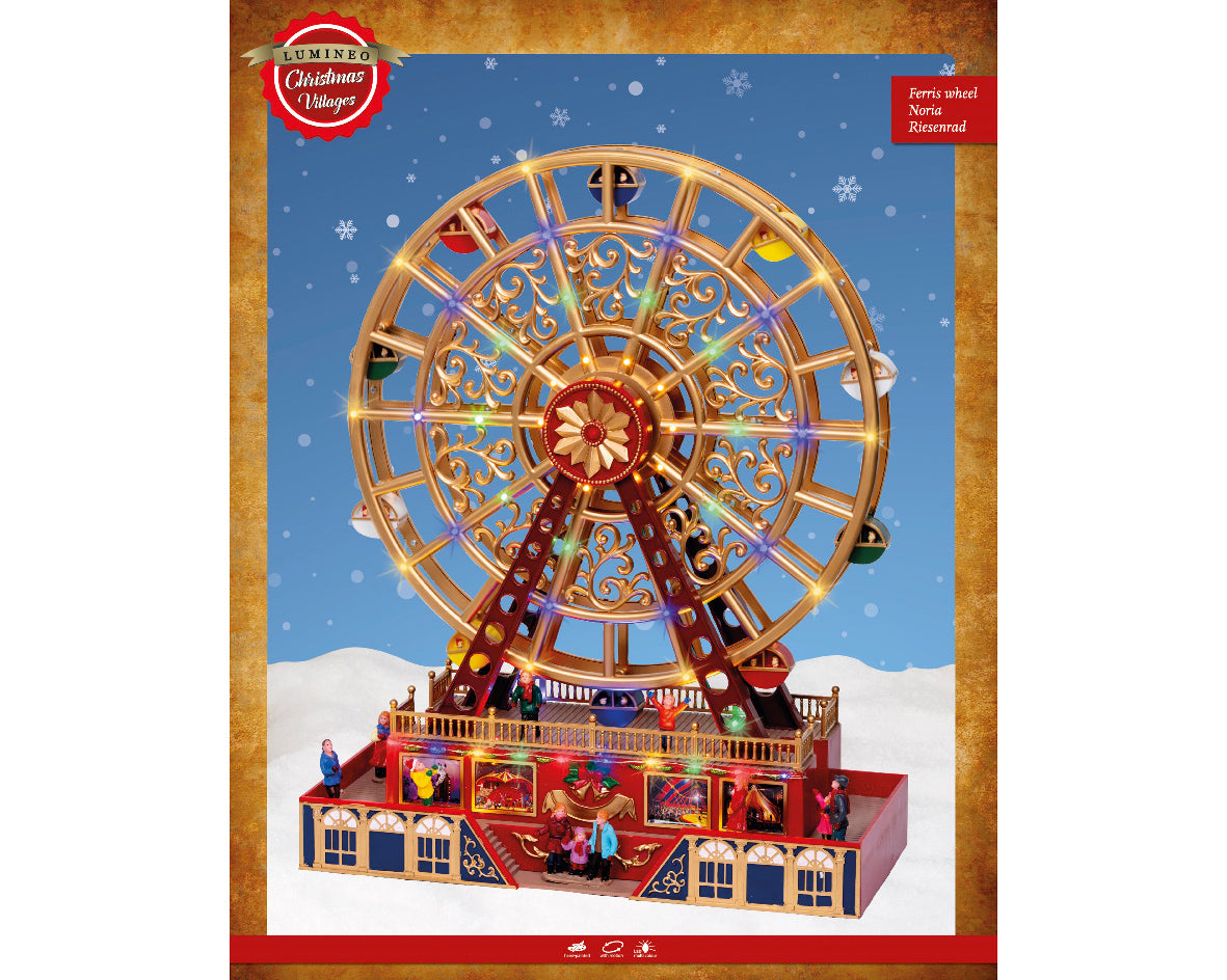 Pozytywka LED Karuzela wesołe miasteczko XXL