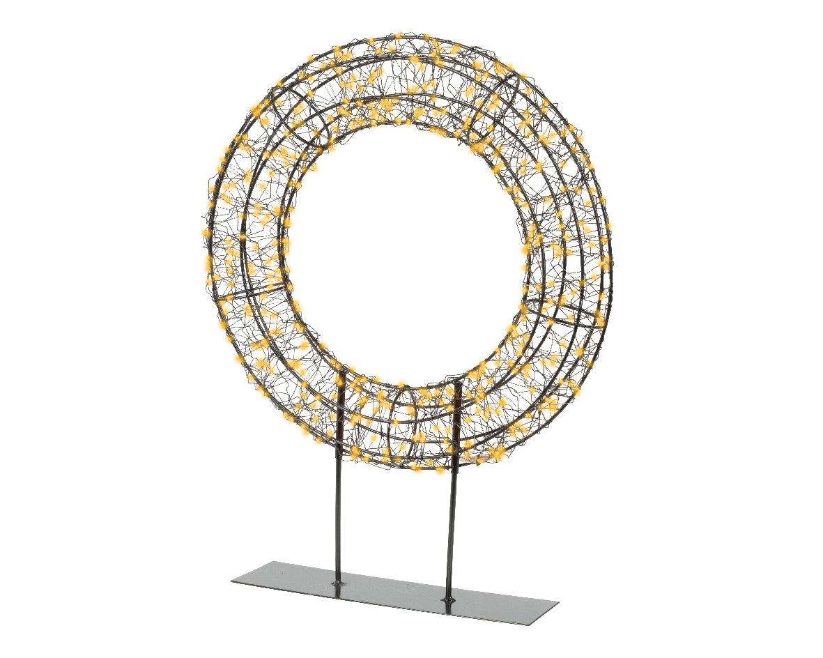 Lampka wianek LED klasyczny ciepły - 51 cm na zewnątrz