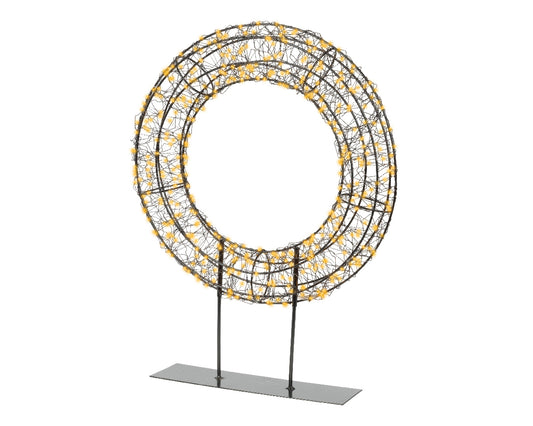 Lampka wianek LED klasyczny ciepły - 51 cm na zewnątrz