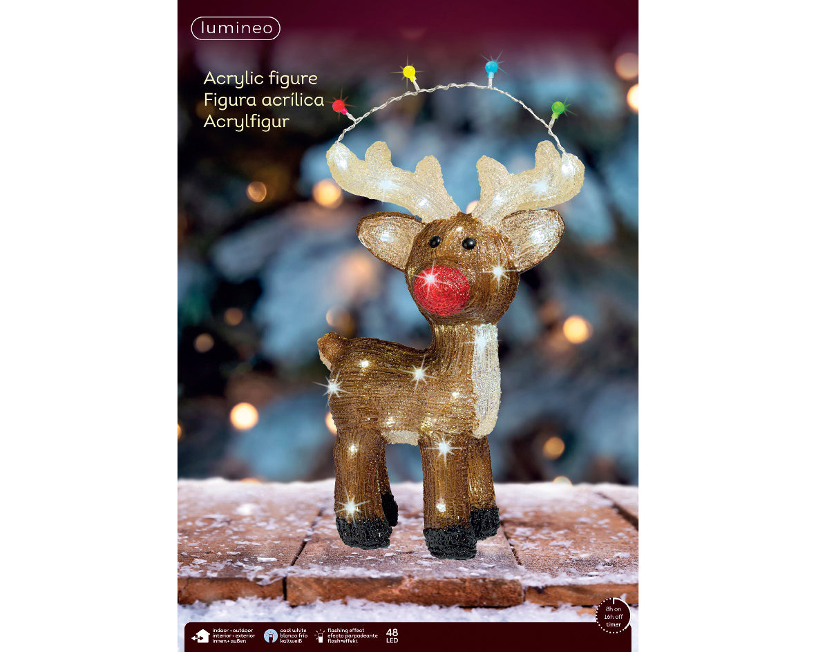 Figurka sarenki LED z efektem migotania – 47 cm