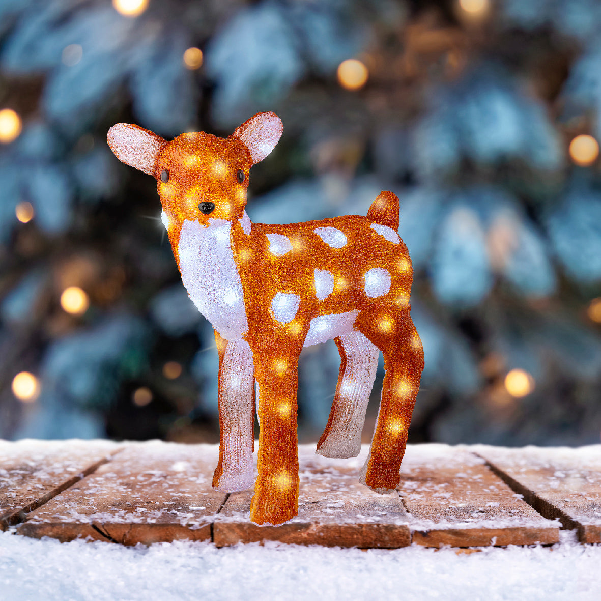 Figurka cielaka LED - 38 cm