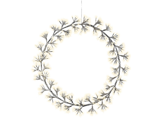 Wianek LED ciepły biały XXL - 78 cm na zewnątrz