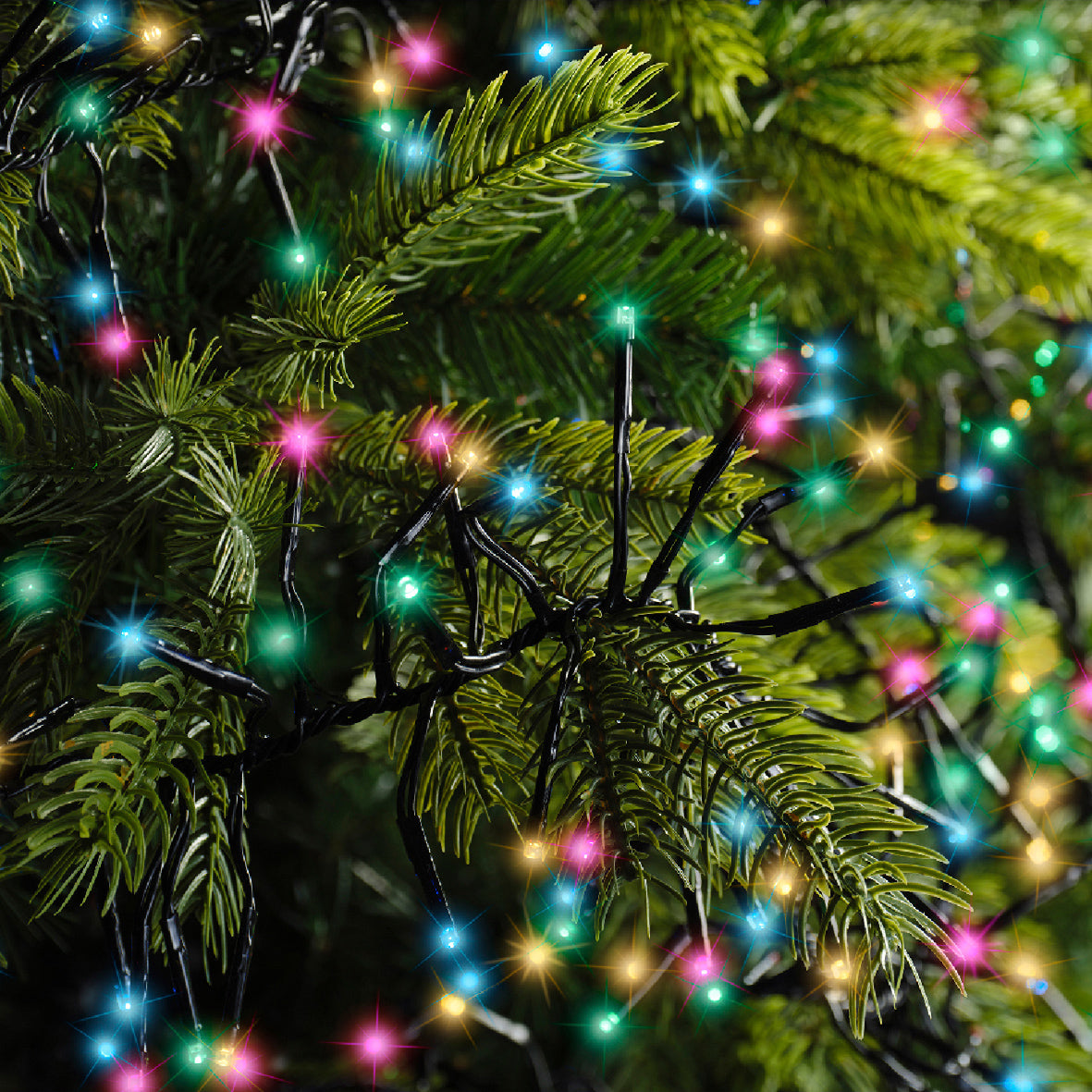 Super gęste klasyczne Lampki LED 7m pastelowe 8 trybów