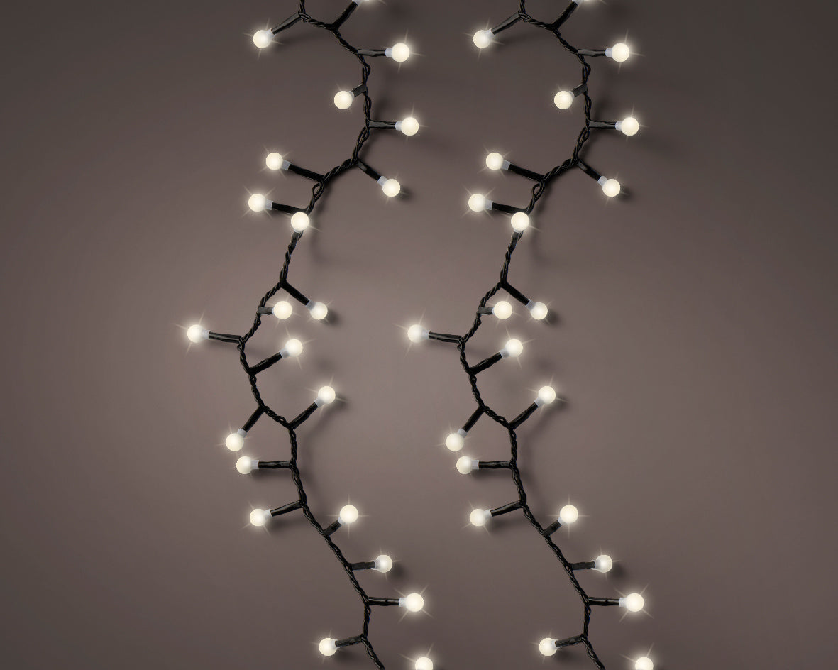 Lampki LED ''Wiśnie'' z efektem migotania 500L - 11m Ciepły biały