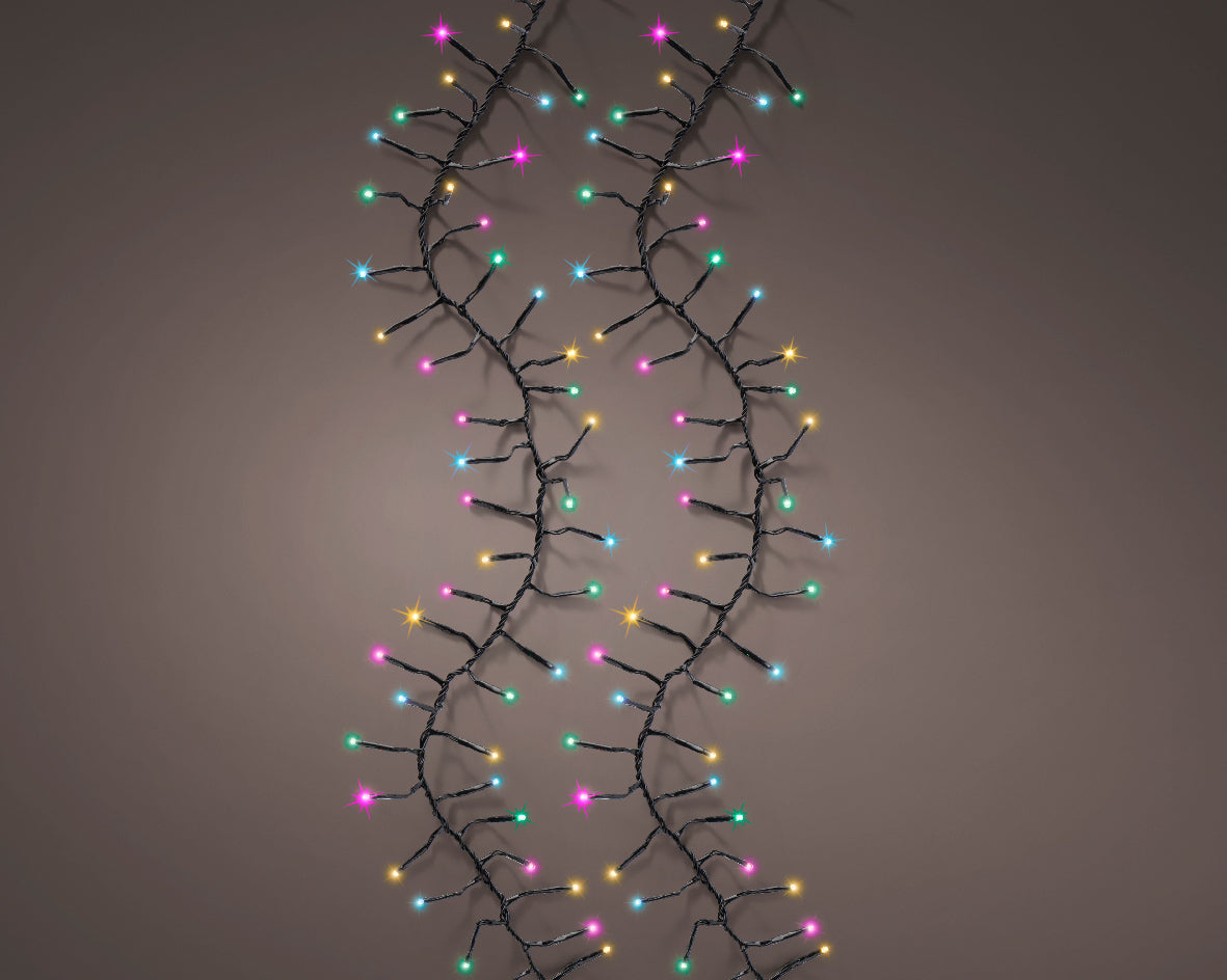 Gęste klasyczne Lampki LED 1584L – 25 m pastelowe 8 funkcji