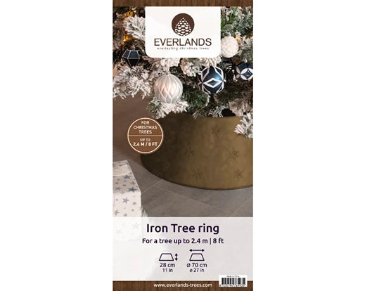 Osłona na stojak choinki „Klasyczny złoty” – 70 cm