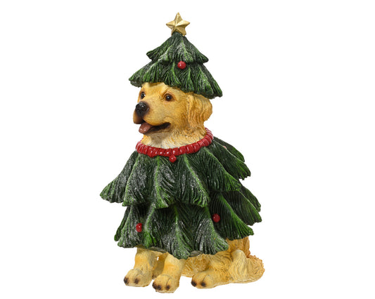 Dekoracyjny piesek świąteczny choinka 24 cm