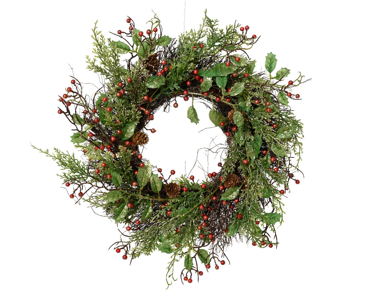 Wieniec świąteczny „Jagoda” – 40 cm