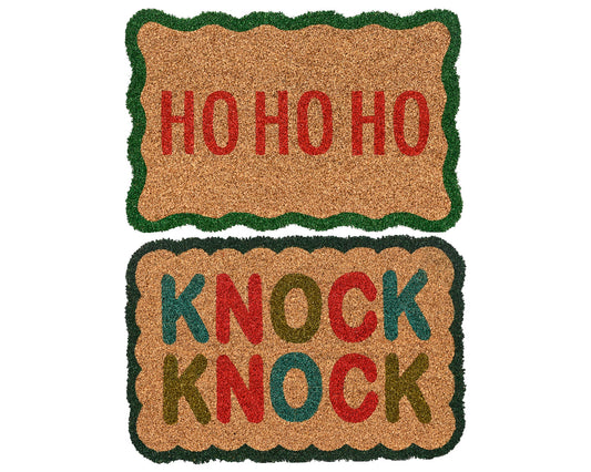 Wycieraczka prostokątna 60 × 40 cm – napis świąteczny