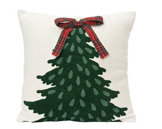 Poduszka świąteczna 45 × 45 cm – motyw choinki