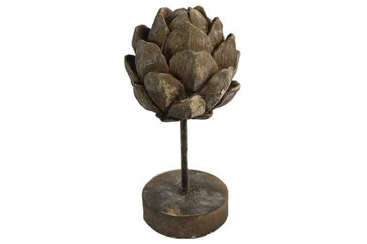 Figura – karczoch L szary, 29,5 cm