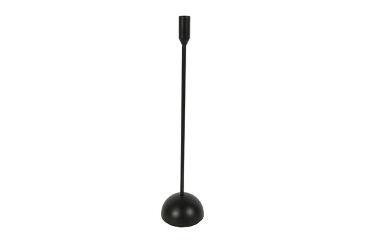 Świecznik metalowy Roper S – czarny, 44,5 cm