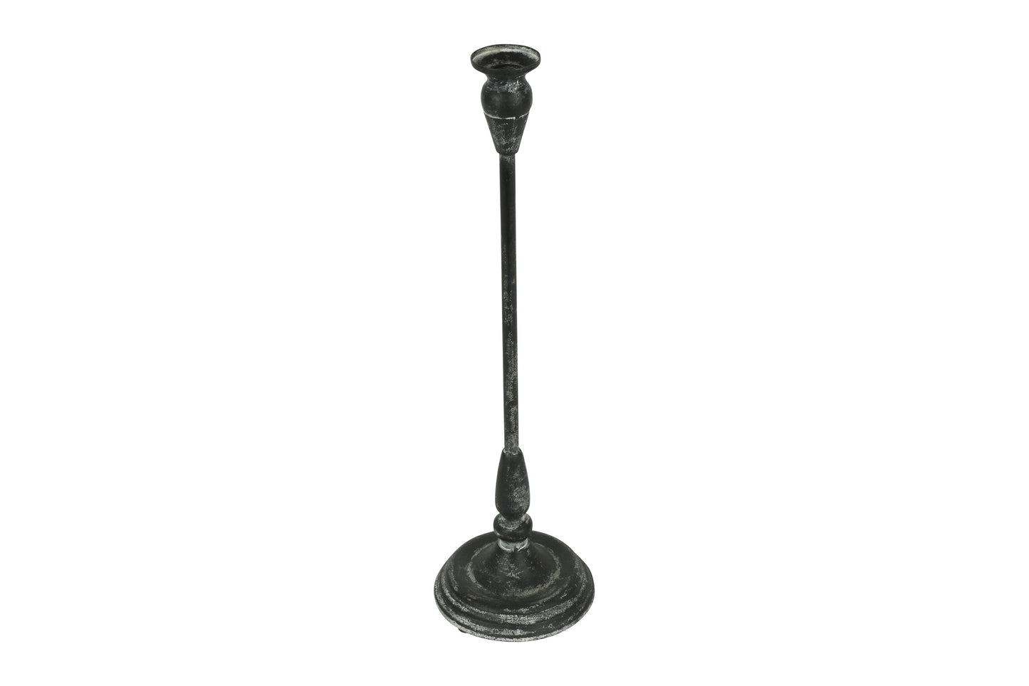 Świecznik metalowy Weema M – czarny, 50 cm