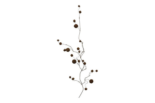 Gałązka dekoracyjna rdzawa 80 cm