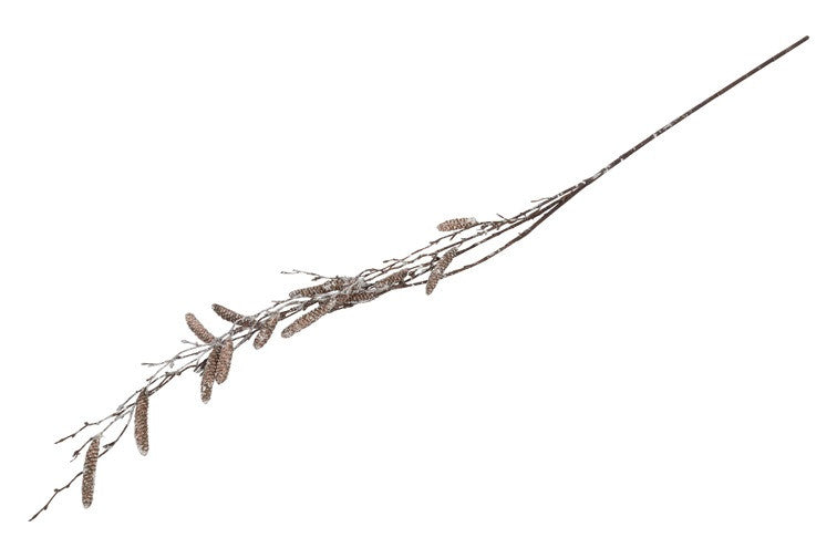 Gałązka dekoracyjna Tsuga XL Brązowa