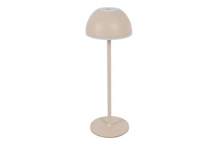 Lampka stołowa LED Touch Ball – kremowa, 30 cm