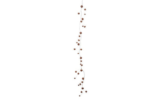 Girlanda z dzwoneczkami – brązowa, 120 cm
