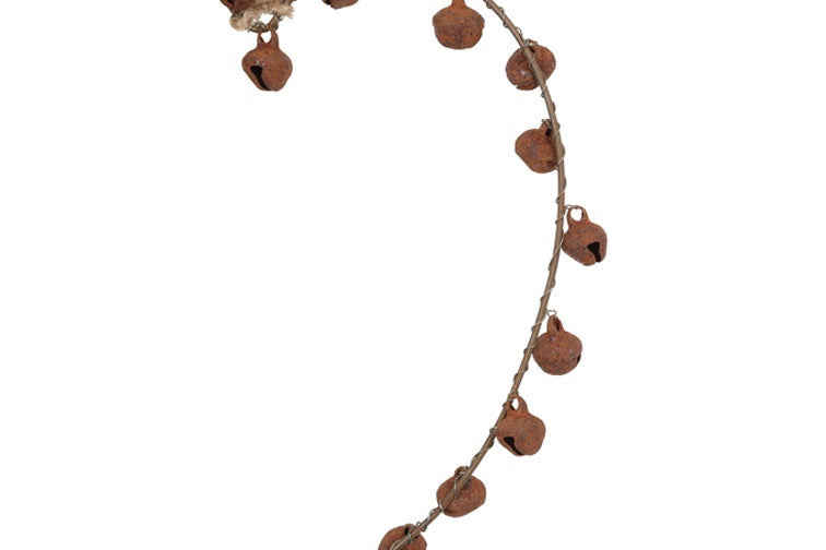 Zawieszka serce rdzawe, 15 cm
