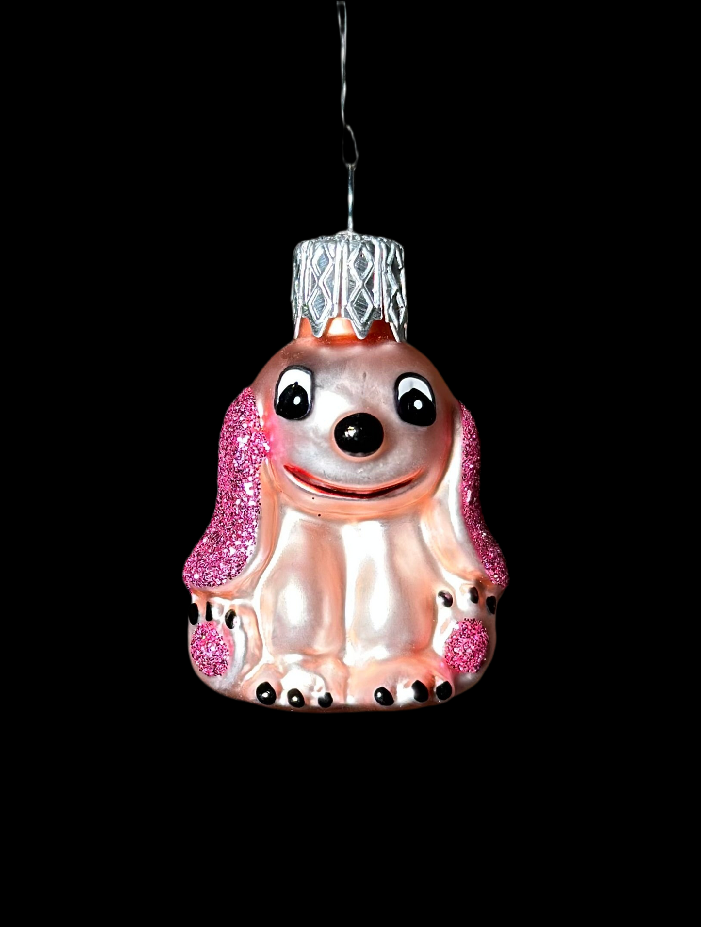 Stitch różowy mini bombka szklana