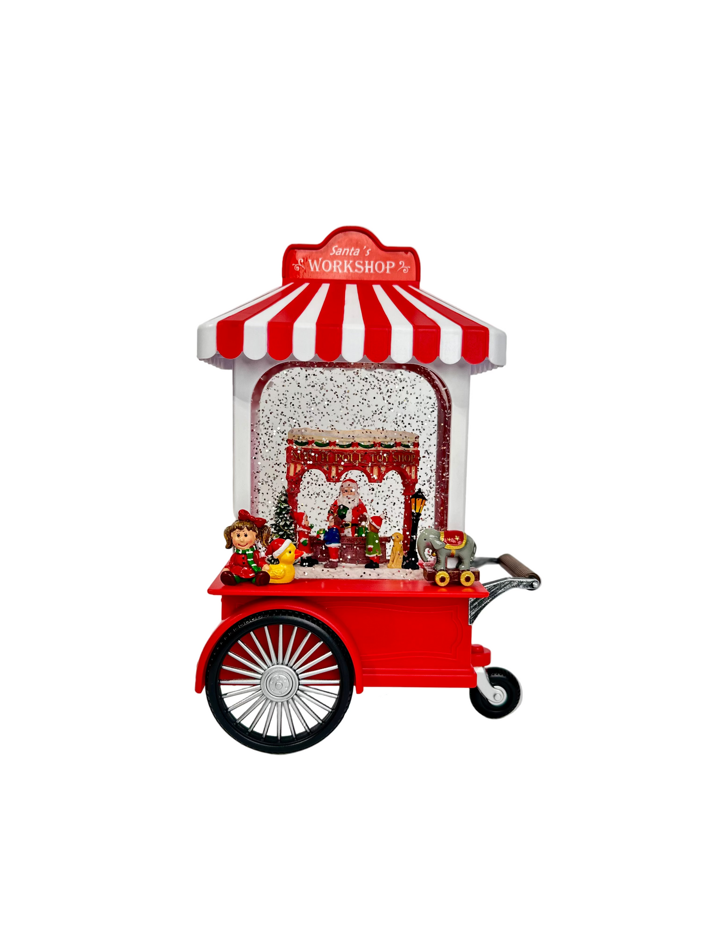 Pozytywka LED cukierkowy wózek