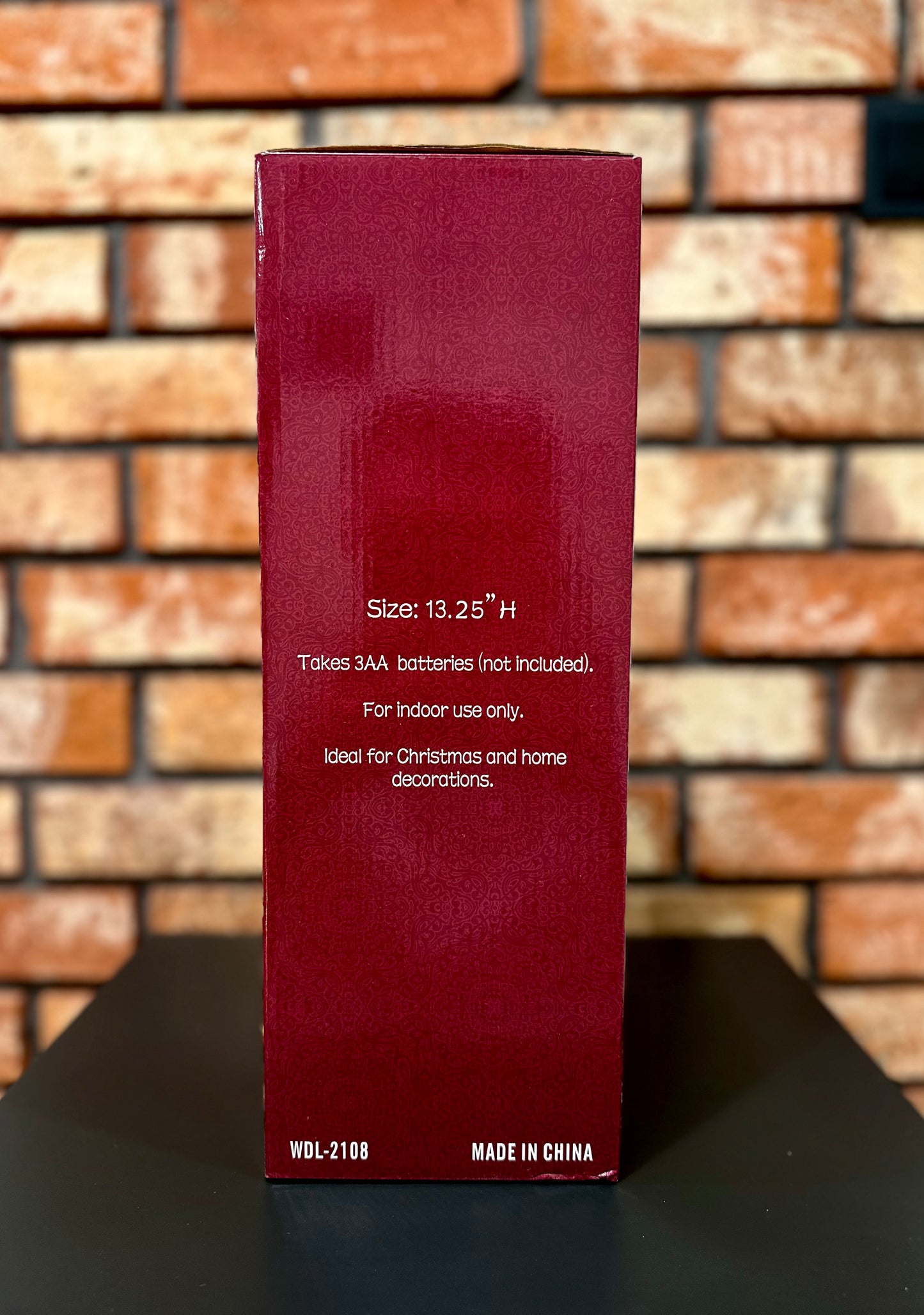 Pozytywka LED Kościół z Szopką (biało/złoty).