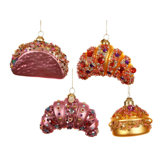 Zawieszka w kształcie wypieków – croissant lub babeczka