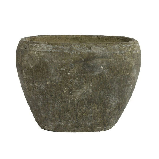 Donica ceramiczna Arjan L – szara, 20 cm