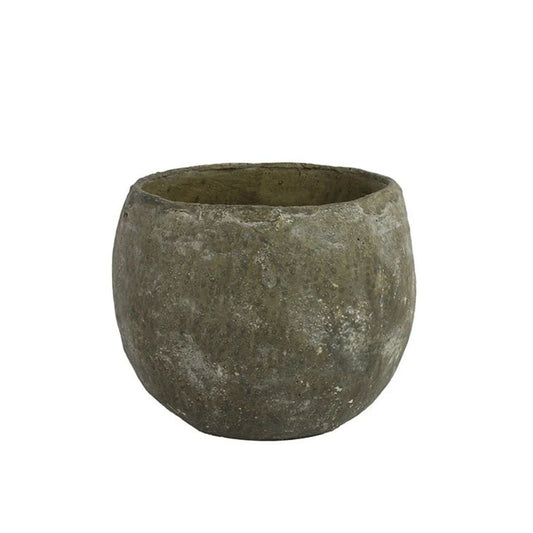 Donica ceramiczna Anton L – szara, 16 cm
