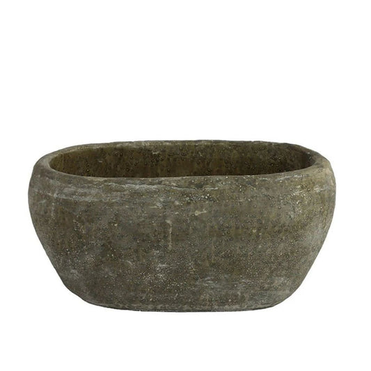 Donica ceramiczna Arjan S – szara, 13 cm