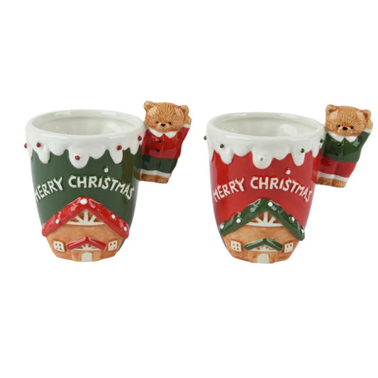 Kubek ceramiczny 12 × Ø8,5 cm z Misiem