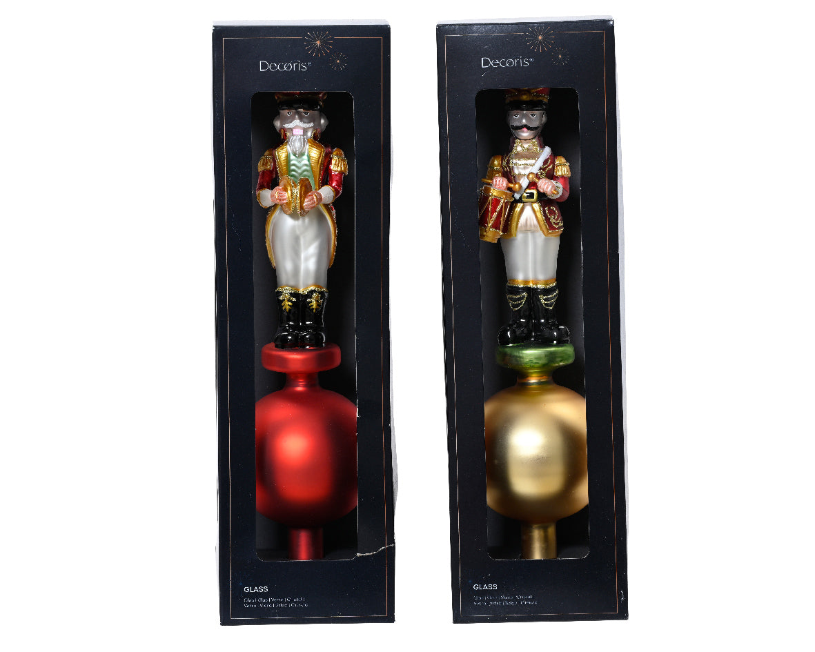 Szpic szklany dziadek do orzechów