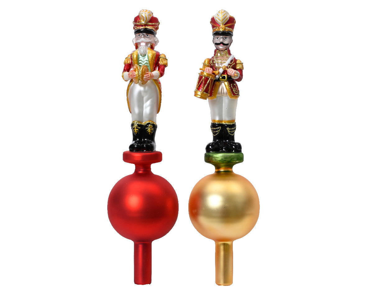 Szpic szklany dziadek do orzechów