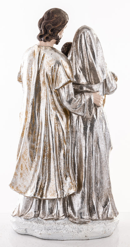 Szopka Bożonarodzeniowa – srebrna, 33 cm