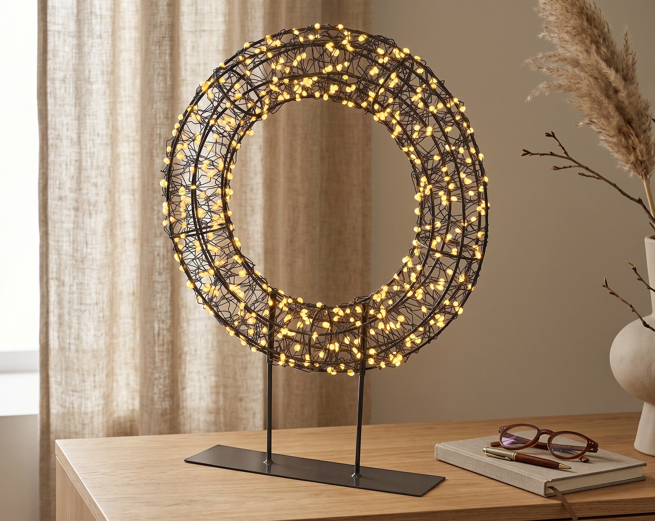 Wianek LED stojący - 51 cm na zewnątrz