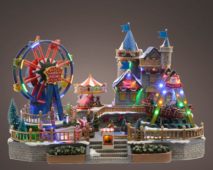 Pozytywka LED wesołe miasteczko XXL