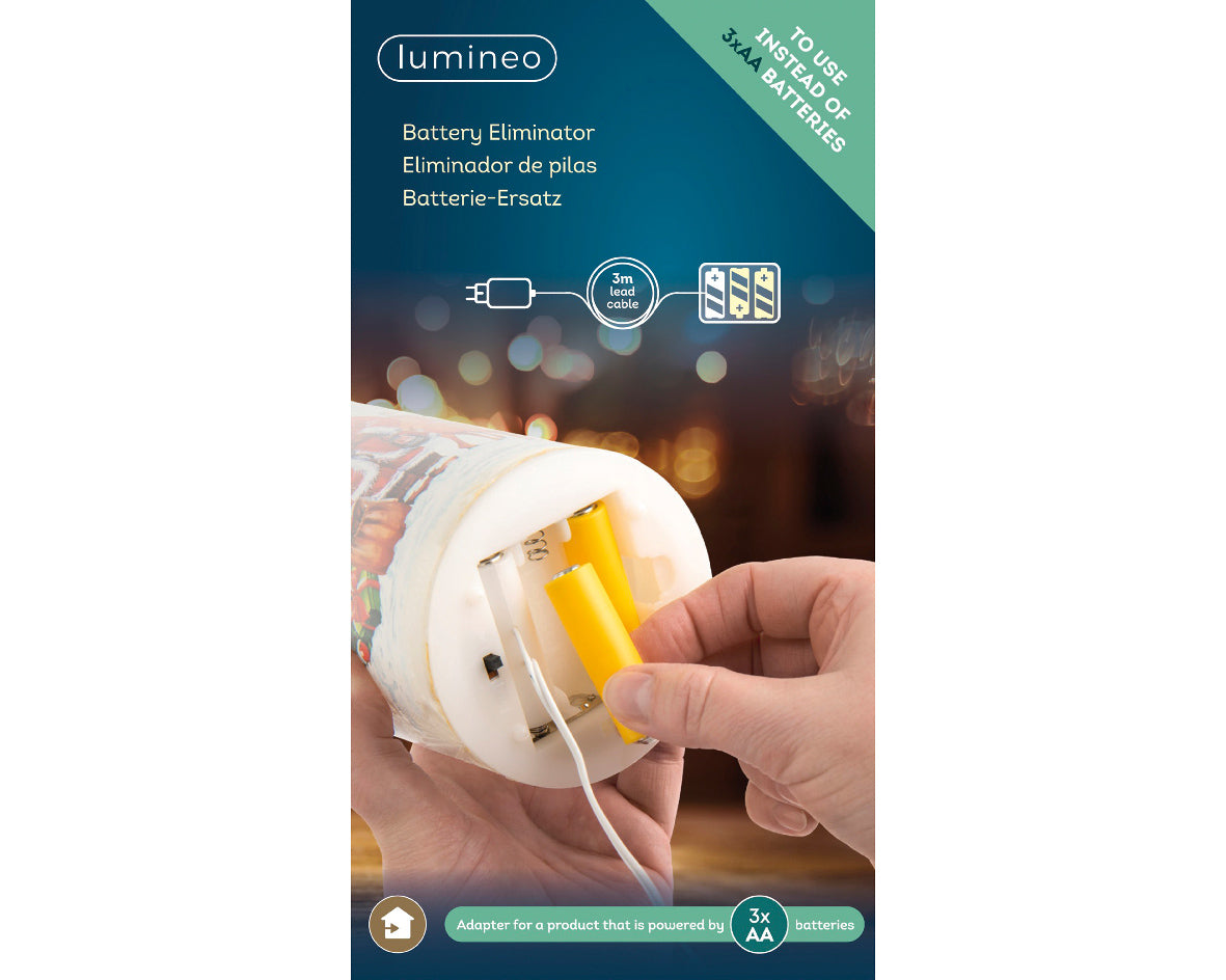 Eliminator baterii do 1 produktu z 3 bateriami typu AA