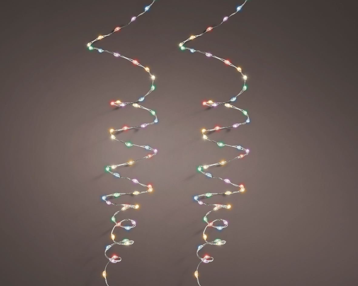 Lampki micro LED na baterie – 100 lampek na druciku kolorowe