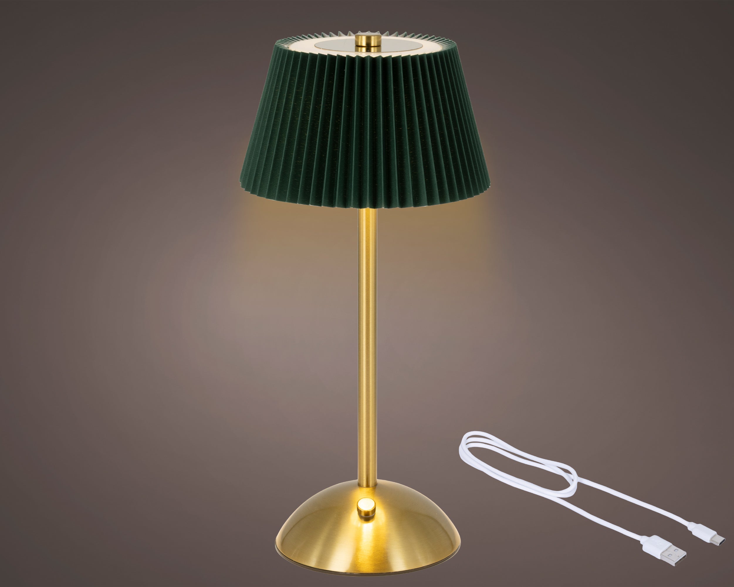 Lampka stołowa LED 30 cm zielona
