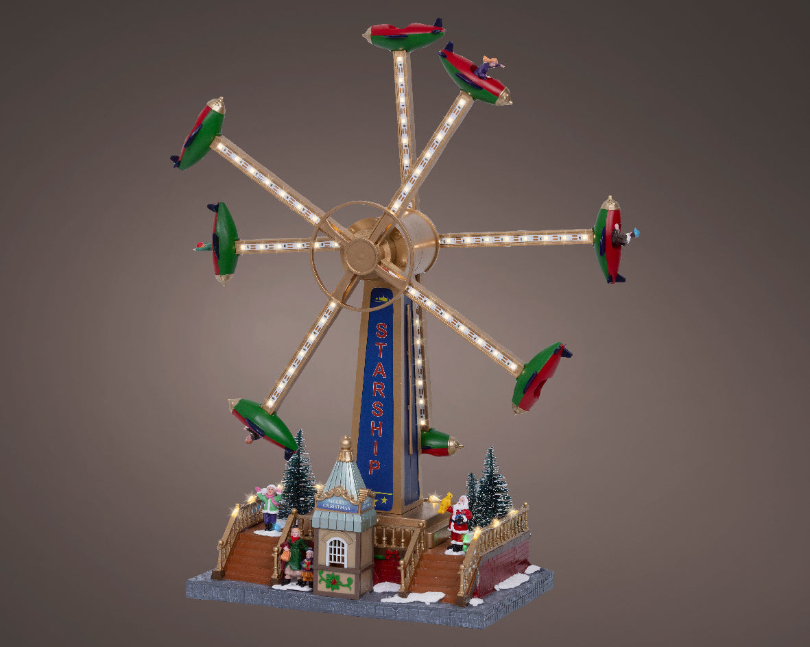 Pozytywka LED Karuzela saneczki XXL