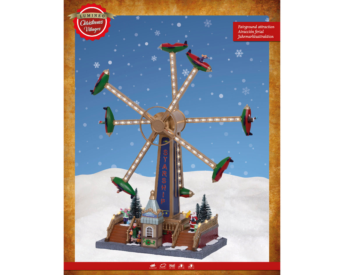 Pozytywka LED Karuzela saneczki XXL