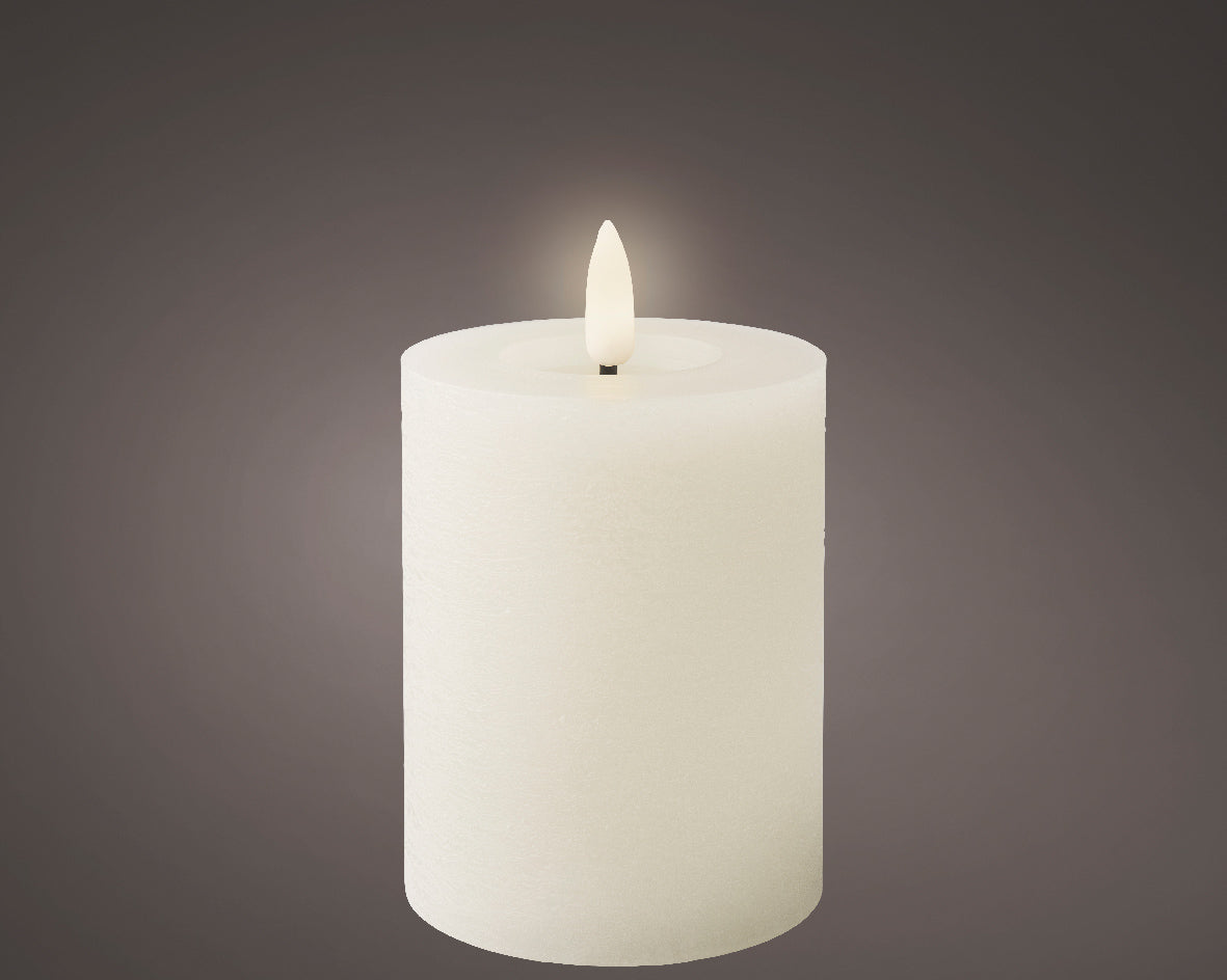Świeca LED 11,2 cm biała – efekt płomienia